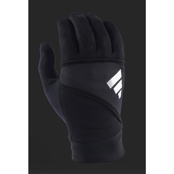 NEW ADIDAS Running Touchscreen Reflective Gloves Black Women's Large - Picture 2 of 4